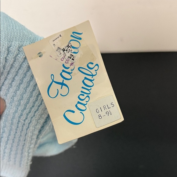 Fashion Casuals Light Blue Socks vintage 60’s - Picture 2 of 3